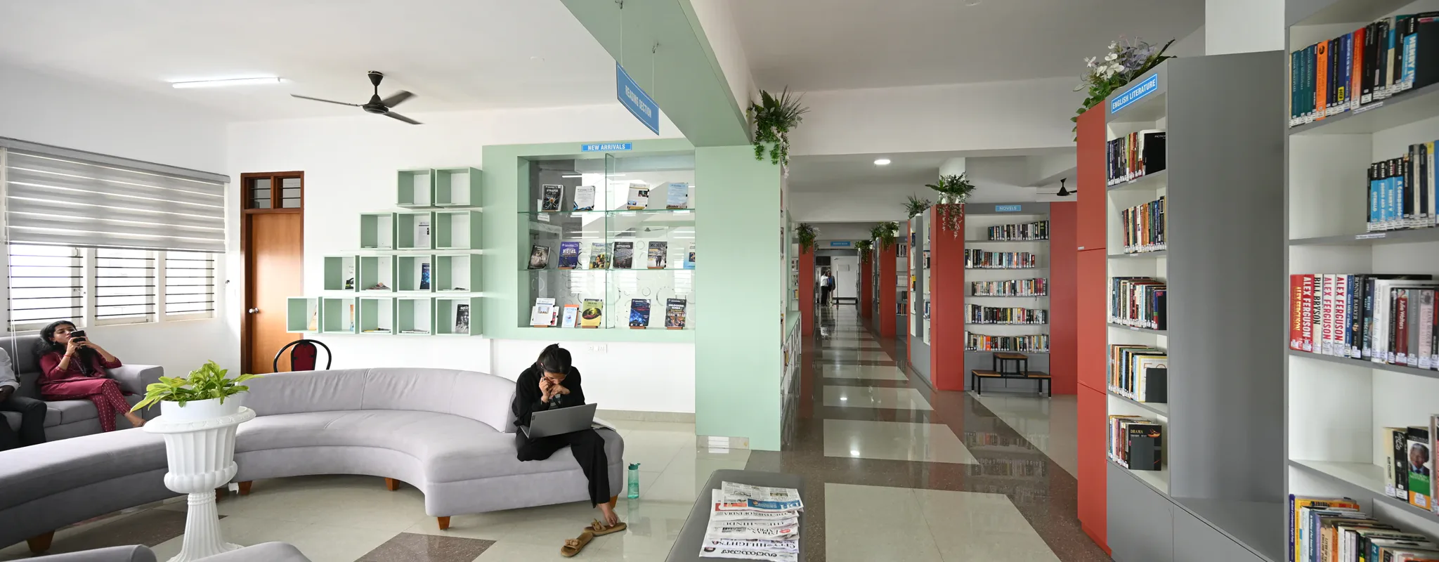 Kristu Jayanti University Library Reading Hall